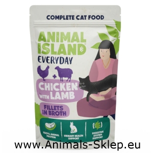 Animal Island Everyday fileciki w rosole kura jagnięcina 85g