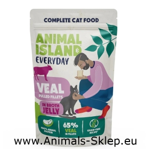 Animal Island Everyday fileciki w galarecie z rosołu cielęcina 85g 