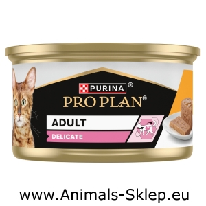 Purina Pro Plan Delicate Mus kurczak puszka 85g