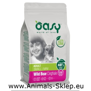 Oasy One Protein Small Mini Adult dzik 800g