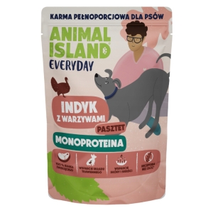 Animal Island Everyday monoproteina indyk z warzywami pasztet 300g