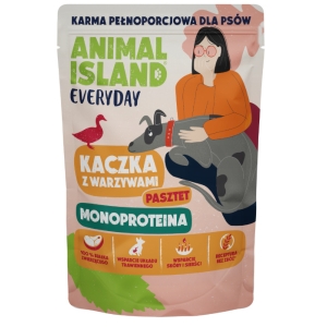 Animal Island Everyday monoproteina kaczka z warzywami pasztet 300g