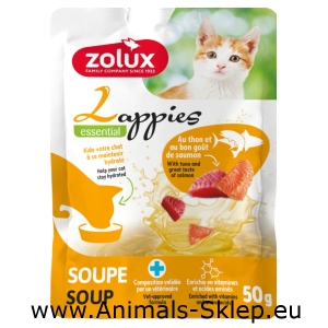 Zolux Lappies przysmak dla kota zupa z tuńczykiem i łososiem 50g