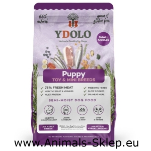 Ydolo Puppy Toy Mini karma półwilgotna wieprzowina Iberico ryby 700g