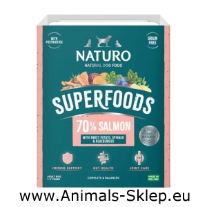 Naturo Superfoods tacka łosoś 395g