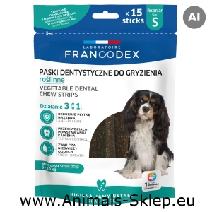 Francodex paski usuwający kamień nazębny 228g 15szt