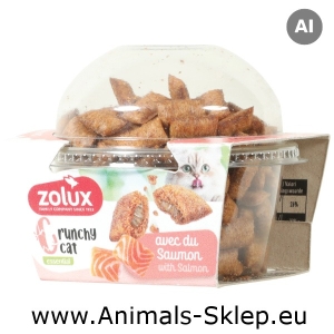 Zolux ciasteczka dla kota Crunchy Cat z łososiem 80g