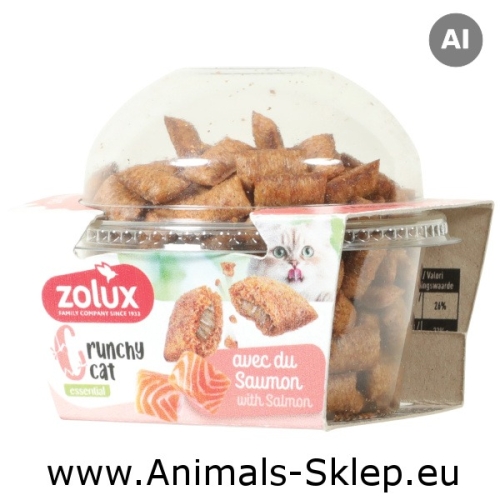 Zolux ciasteczka dla kota Crunchy Cat z łososiem 80g