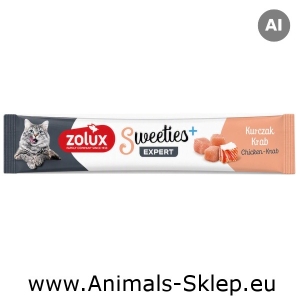 Zolux Sweeties kremowy przysmak dla kota kurczak krab 14g