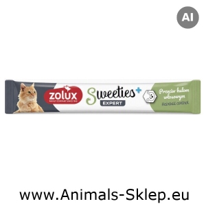 Zolux Sweeties kremowy przysmak dla kota kurczak morszczuk hairball 14g