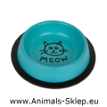 Chico Miska Metalowa na gumie MEOW 0,24l niebieska