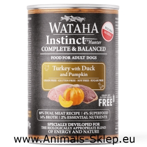 Wataha Instinct indyk z kaczką i dynią 400g