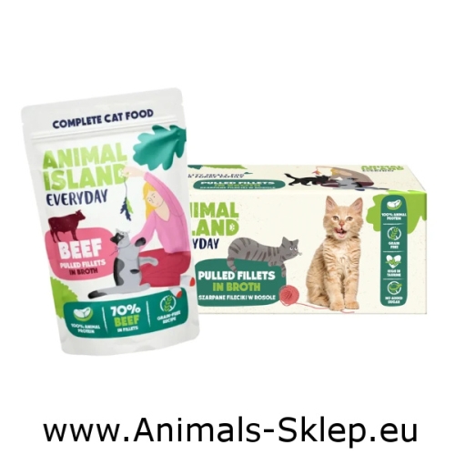 Animal Island Everyday fileciki w rosole wołowina 40x 85g