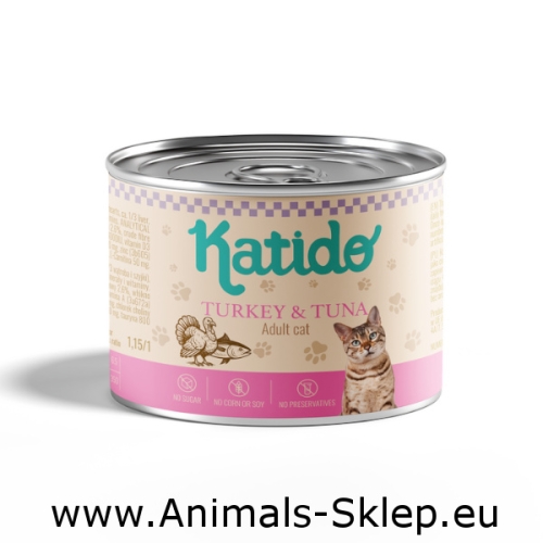 Katido mokra karma dla kota Super Premium indyk tuńczyk 200g