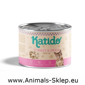 Katido mokra karma dla kota Super Premium indyk kaczka 200g
