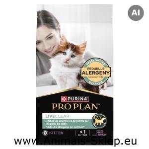 Purina Pro Plan Liveclear Kitten z indykiem 1,4kg
