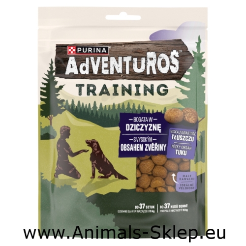 Purina Adventuros Training przysmak bogaty w dziczyznę 115g
