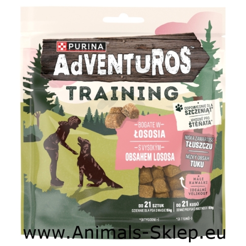Purina Adventuros Training przysmak bogaty w łososia 115g