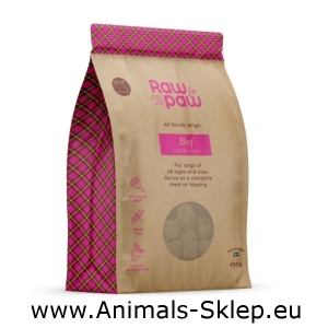 Raw for Paw Freeze Dried Beef karma liofilizowana dla psa wołowina 450g