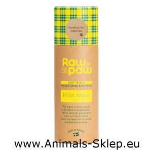 Raw for Paw Freeze Dried Wild Moose liofilizowane przysmaki łoś 45g
