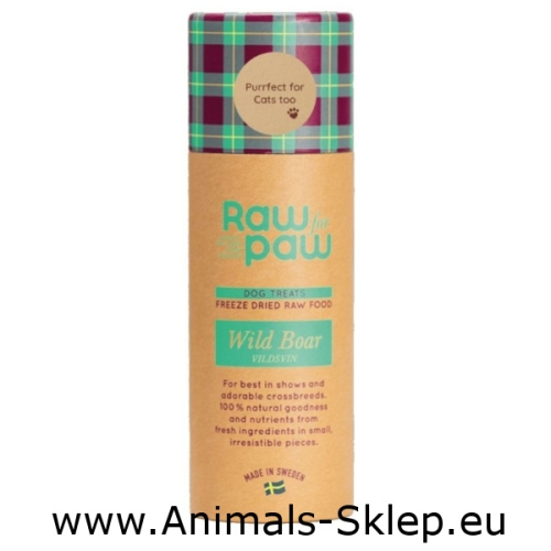 Raw for Paw Freeze Dried Wild Boar liofilizowane przysmaki dzik 45g