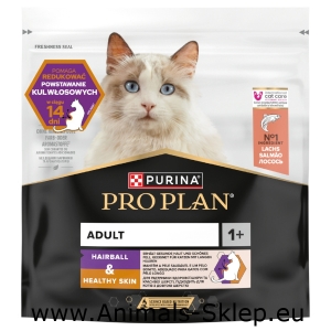 Purina Pro Plan Hairball Healthy Skin bogata w łososia 400g