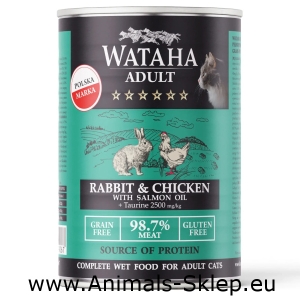 Wataha Hunt Adult karma dla kota królik kurczak 400g