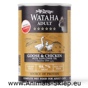 Wataha Hunt Adult karma dla kota gęsina kurczak 400g