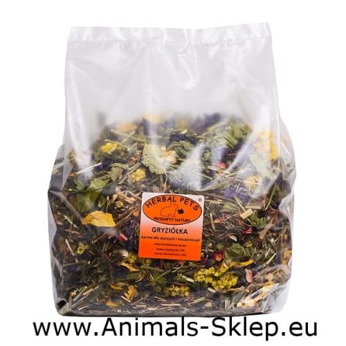 Herbal Pets Gryziółka 800g mieszanka ziół dla szynszyli i koszatniczek