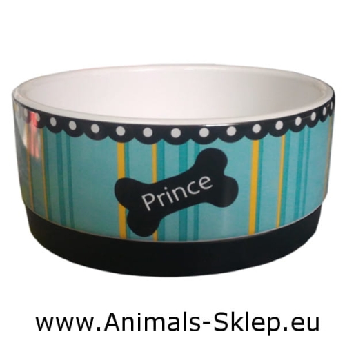 Yarro miska ceramiczna na gumie dla psa 15,5cm Prince