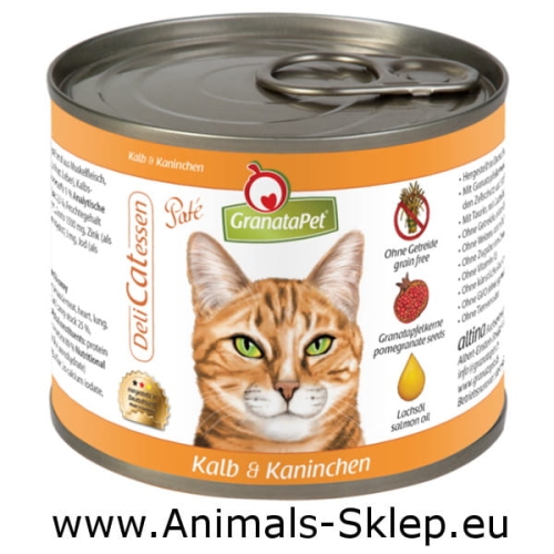 GranataPet DeliCatessen Cielęcina Królik 200g