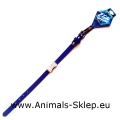 Yarro obroża dla psa z kokardą z cyrkoniami 28cm niebieska