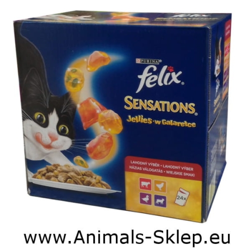 Purina Felix Sensations saszetka 24x100g mix mięsny