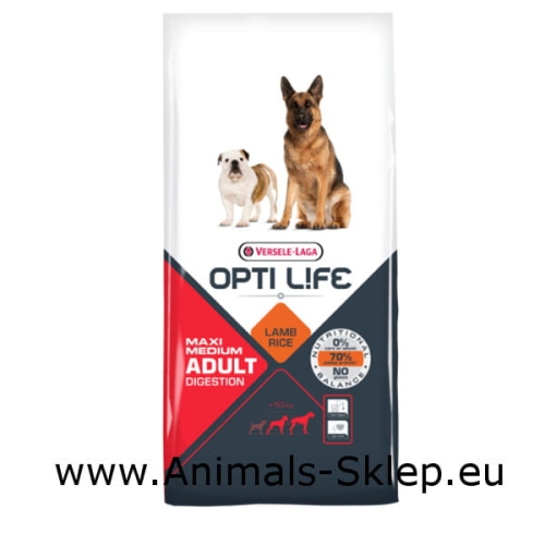 Versele-Laga Opti Life Adult Digestion Medium & Maxi 12,5kg