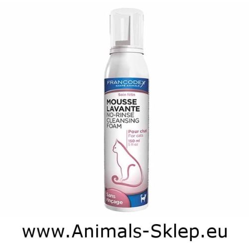 Francodex pianka myjąca bez spłukiwania dla kota 150ml