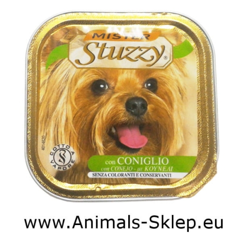 Stuzzy Mister Dog Adult z królikiem tacka 150g