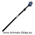 Yarro obroża dla psa z kokardą z cyrkoniami 28cm czarno