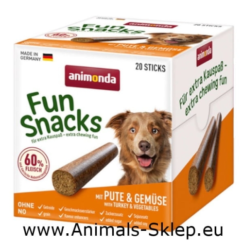 Animonda Fun Snacks pałeczki z indykiem i warzywami 20szt