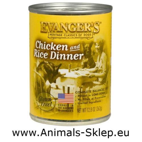 Evanger's Classic Chicken Rice kurczak z ryżem 362g
