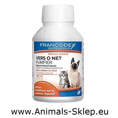 Francodex Vers O Net preparat na trawienie dla kotów 100ml