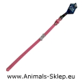 Yarro obroża dla psa z kokardą z cyrkoniami 28cm różowe