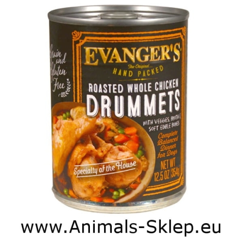 Evanger's Hand Packed Podudzia kurczaka 354g
