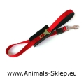 Patento Pet Smycz Walk & Drive z adapterem do pasów czerwona
