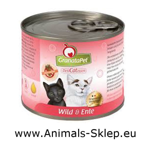 GranataPet DeliCatessen Dziczyzna Kaczka 200g